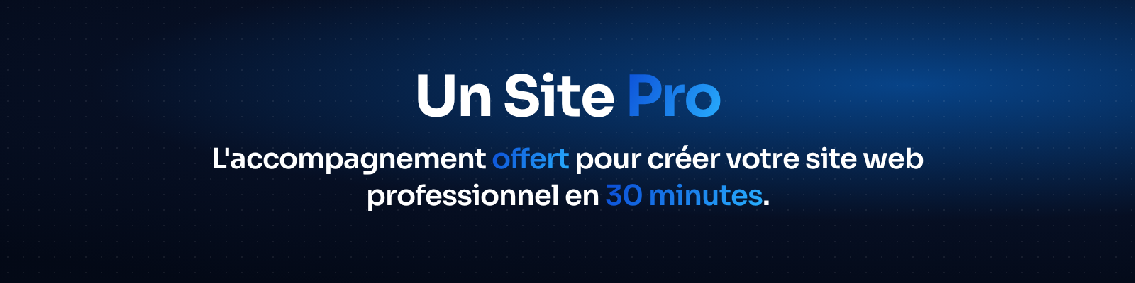 Banner Un Site Pro
